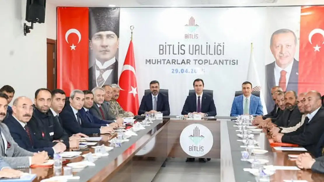 Bitlis Belediyesinden Muhtarlarla İstişare Toplantısı