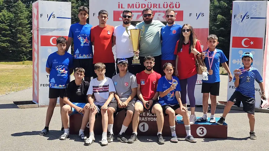 BİTLİS, BİATHLON YAZ TEKERLEKLİ KAYAK TÜRKİYE ŞAMPİYONASI'NDA BÜYÜK BAŞARI ELDE ETTİ