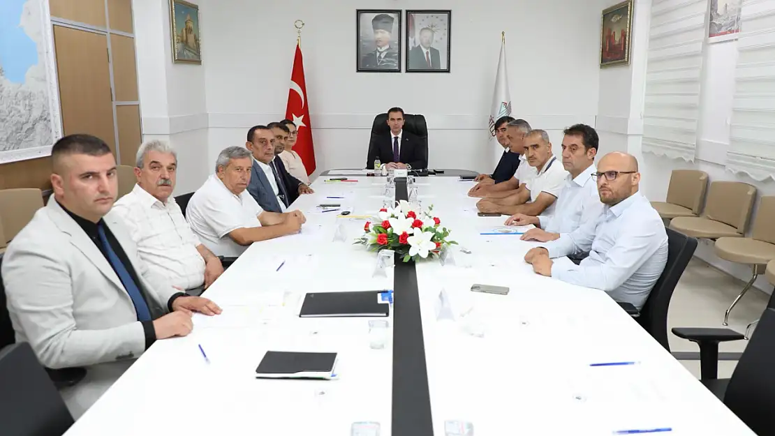 Bitlis OSB Müteşebbis Heyet Toplantısı Vali Karakaya Başkanlığında Yapıldı
