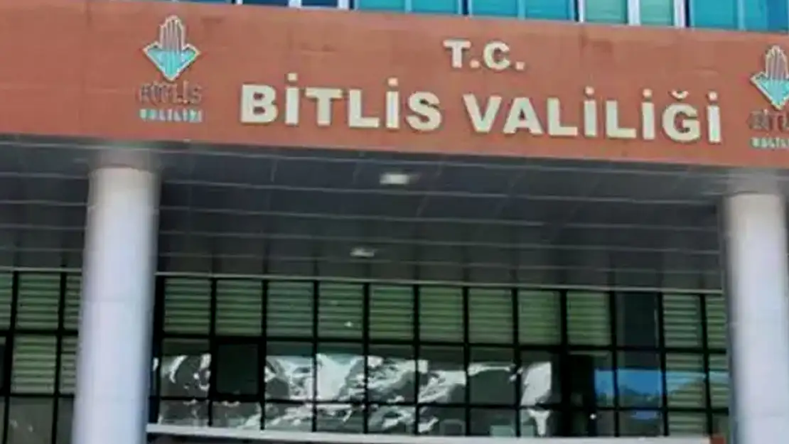 Bitlis'te 6 günlük toplantı ve gösteri yürüyüşü yasağı