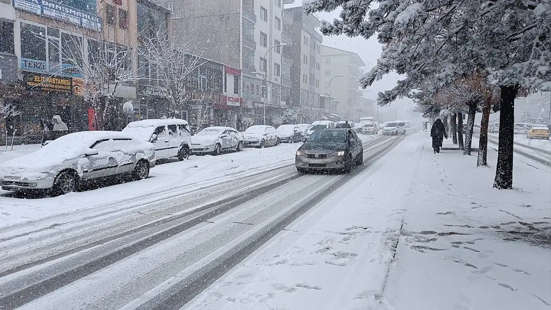 Bitlis'te kar yağışı etkisini sürdürüyor