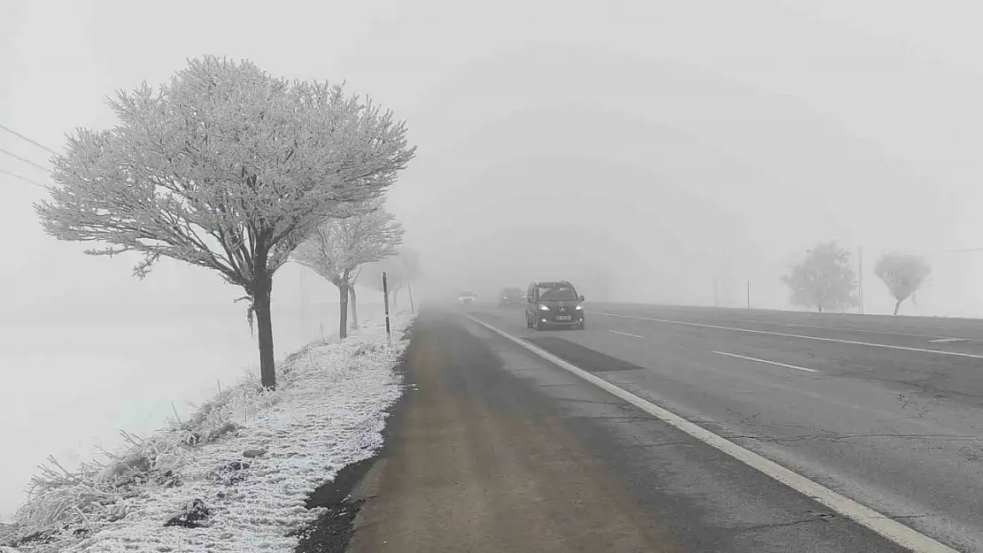 Bitlis'te yoğun sis etkisini sürdürüyor