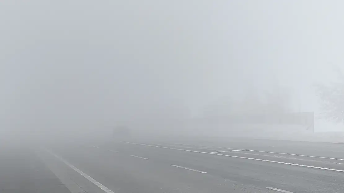 Bitlis'te yoğun sis trafiği olumsuz etkiledi