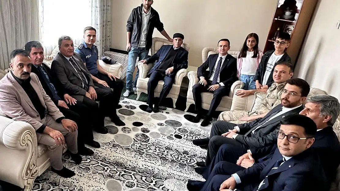 Çaldıran Kaymakamı Süleyman Bakan'dan Şehit Aileleri ve Gazilere Bayram Ziyareti