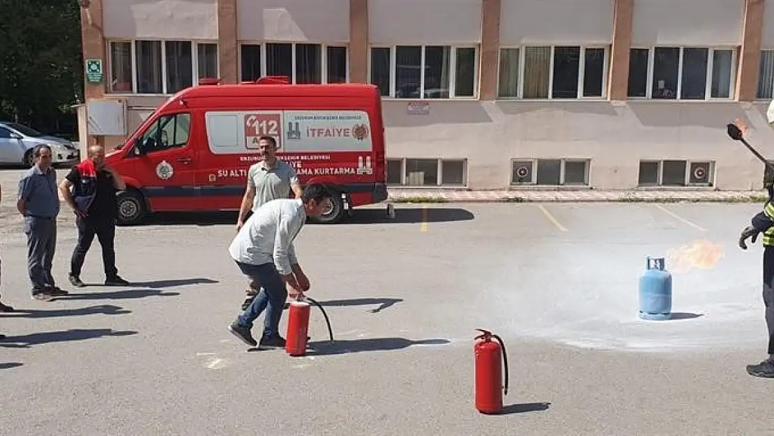 Çalışanlar için Acil Yangın Durumu Bilgilendirme Eğitimi Yapıldı