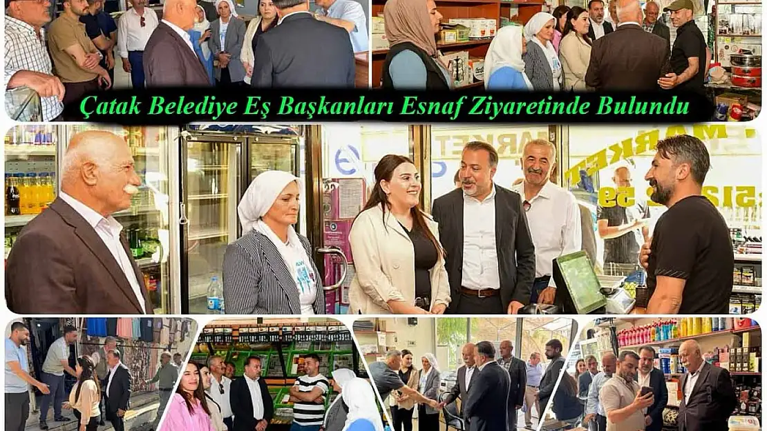 Çatak Belediye Eş Başkanlarından Esnafa Ziyaret