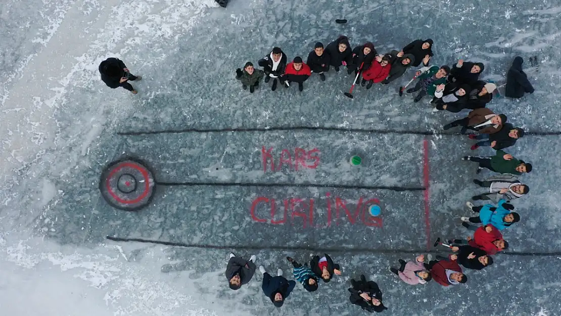 Çıldır Gölü, Curling sporcuları için doğal antrenman alanına dönüştü