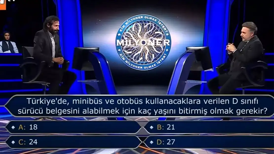 D sınıfı sürücü belgesini alabilmek için kaç yaşını bitirmiş olmak gerekir?