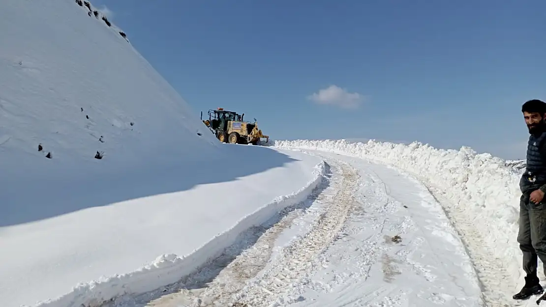 Diyarbakır'da karla kapanan yollar ulaşıma açıldı