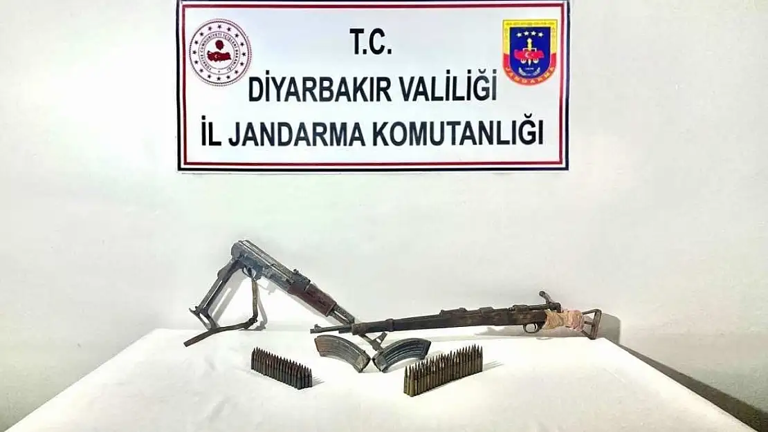 Diyarbakır'da ruhsatsız 2 uzun namlulu silah ele geçirildi