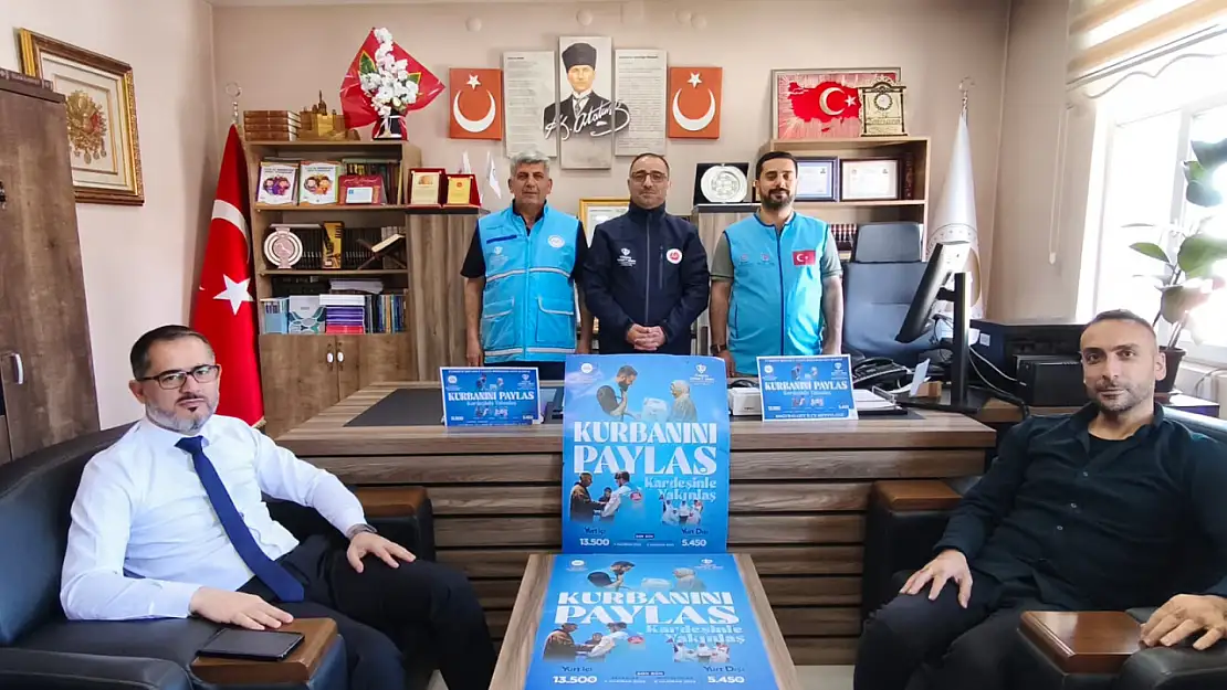Doğubayazıt İlçe Müftülüğü vekaletle kurban bağışını başlattı