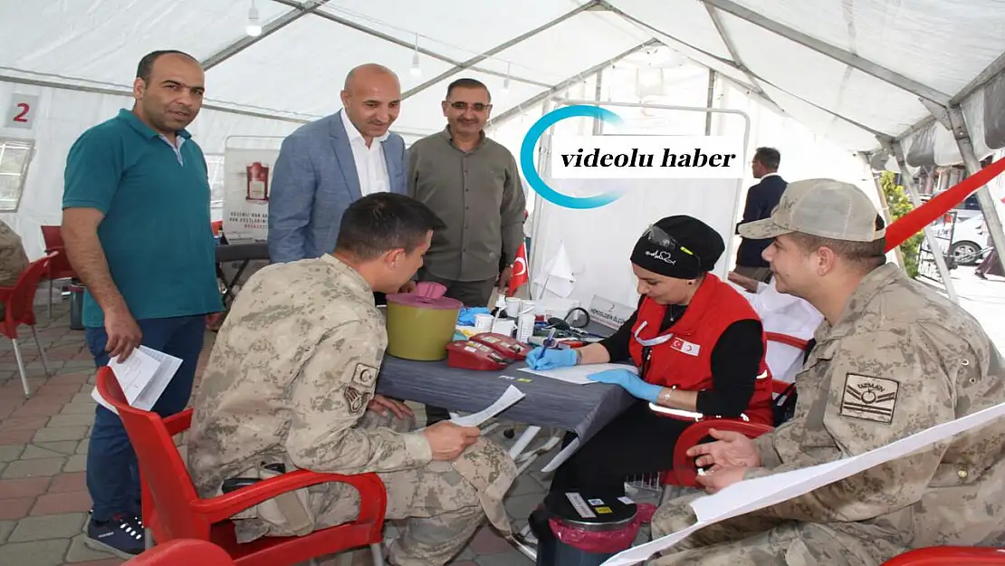 Doğubayazıt'ta 2025 ünite hedefli kan bağışı kampanyası başladı