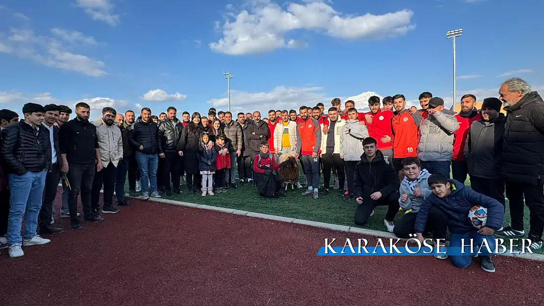 Doğubayazıt Futbol Kulübü için maç öncesi kurban kesildi