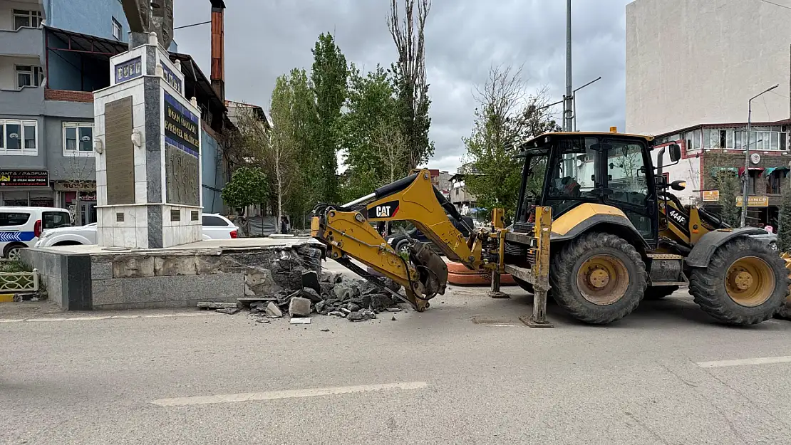 Doğubayazıt'ta insan hakları anıtı yenileniyor