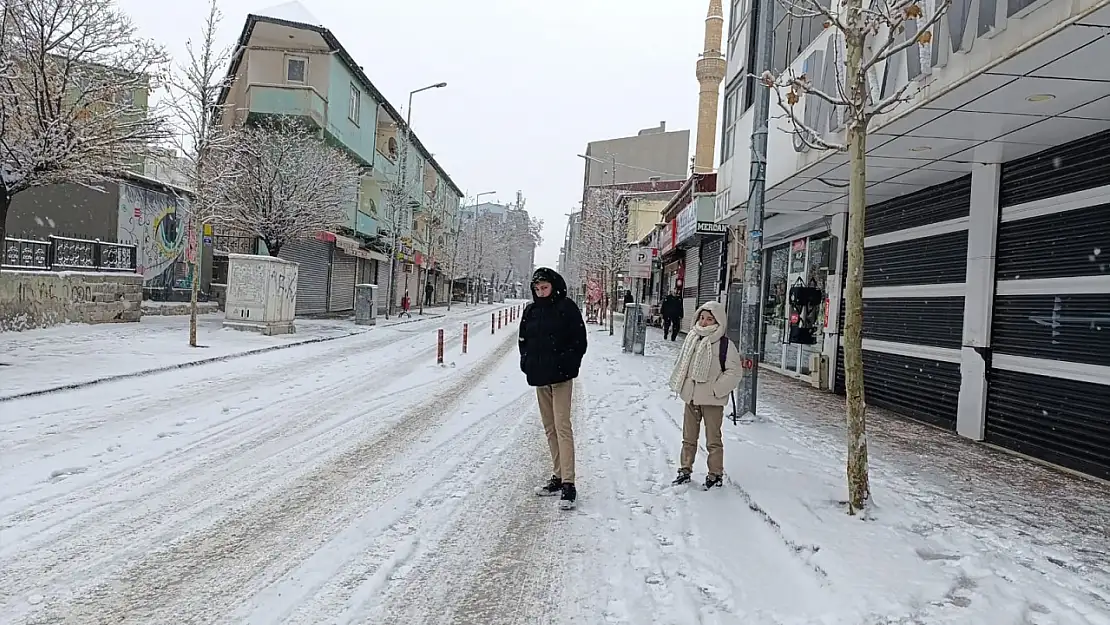 Doğubayazıt yeniden beyaza büründü