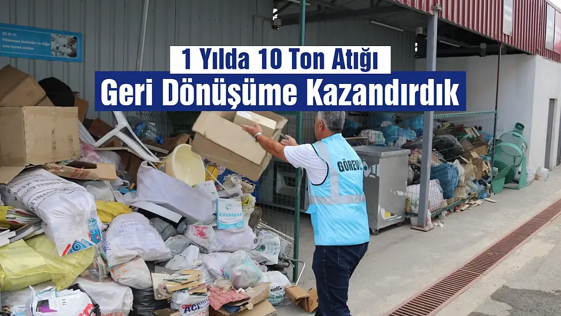 Edremit'te Sıfır Atık Projeleriyle 10 Ton Atık Geri Dönüşüme Kazandırıldı