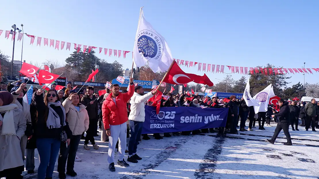 EİT 2025 Kış Oyunları Erzurum'da renkli bir açılışla başladı