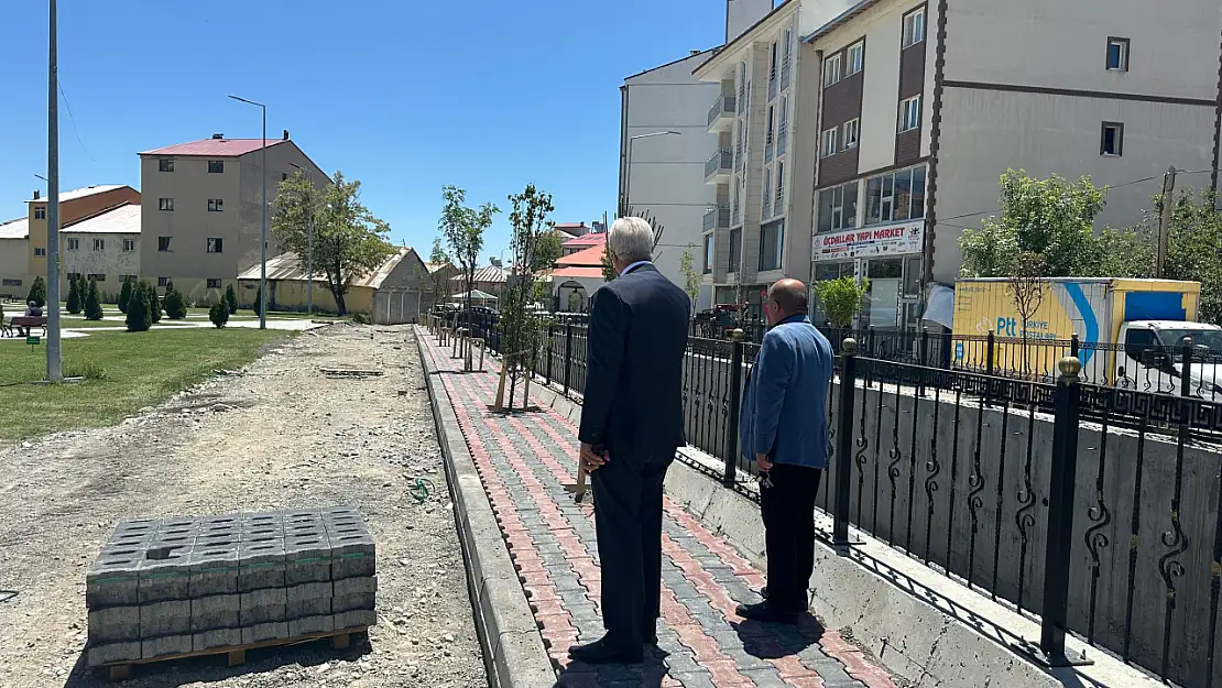 Eleşkirt'te kaşedor deresi çevresinde çalışmalar yerinde incelendi