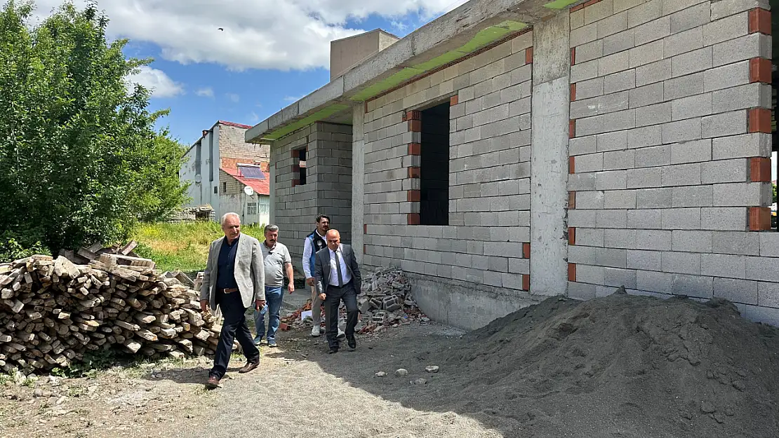 Eleşkirt'te yeni taziye evi projesinde sona doğru geliniyor