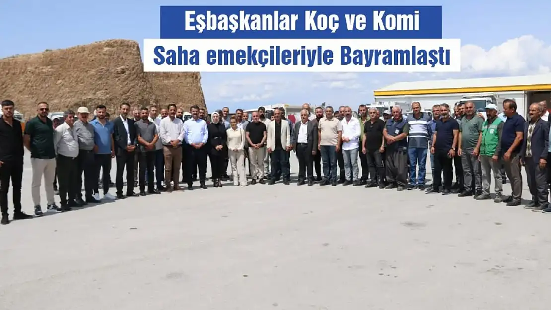 Emekçilerle Bayramlaşan Edremit Eşbaşkanları Birlik ve Dayanışma Mesajları Verdi