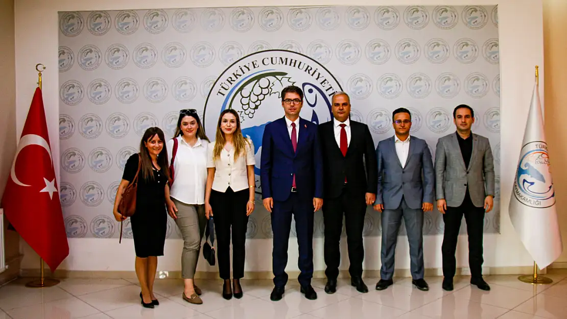 Erciş Kaymakamı Murat Karaloğlu'na Yargı Mensuplarından Veda Ziyareti