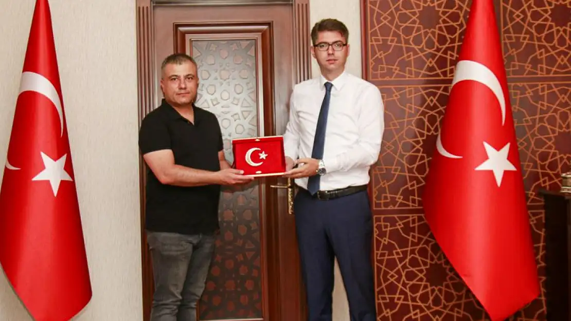 Erciş'te Topçu Yarbay YURTOĞULLARI için veda ziyareti düzenlendi