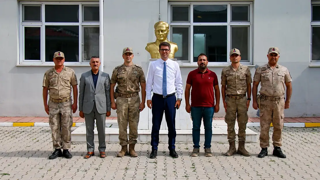 Erciyes Kaymakamı Karaloğlu, Altındere Jandarma Karakolu'nda güvenlik iş birliğini güçlendirdi