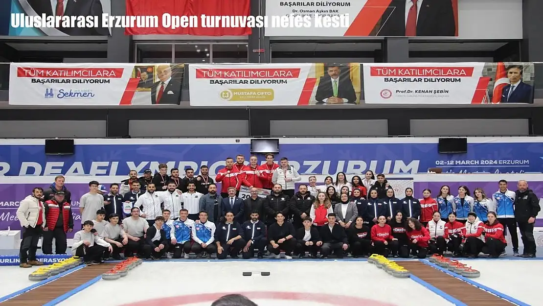 Erzurum Curling Arena, Uluslararası Erzurum Open turnuvasını başarıyla gerçekleştirdi!