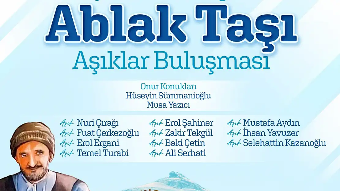 Erzurum'da Aşık Geleneği 'Ablak Taşı Aşıklar Buluşması' ile Yaşatılıyor