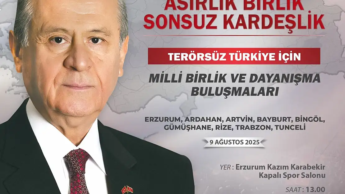 Erzurum'da 'Asırlık Birlik, Sonsuz Kardeşlik' Programı Düzenlenecek