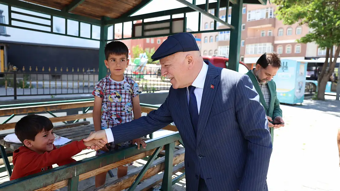 Erzurum'da Başkan Uçar, Şükrüpaşa'daki projeleri yerinde inceledi