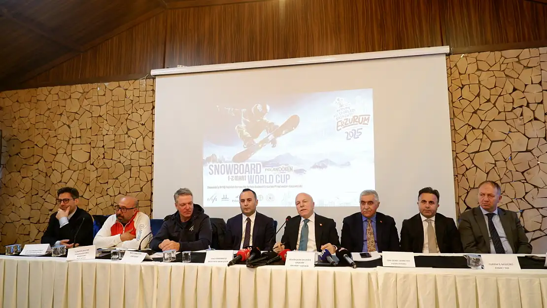 Erzurum'da FIS Snowboard Cross World Cup heyecanı başlıyor