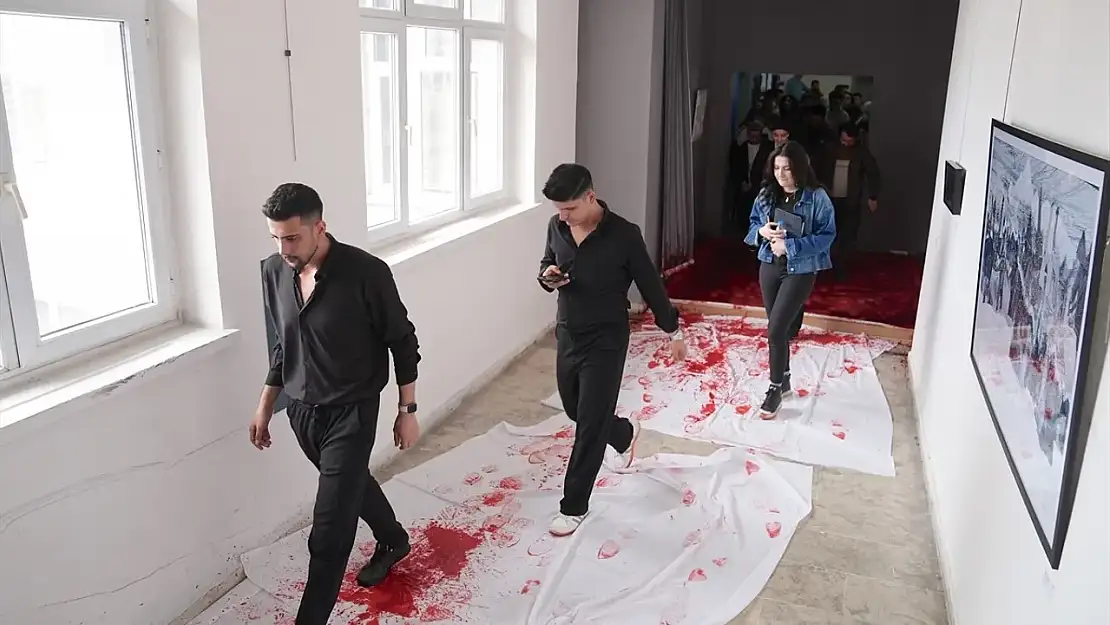 Erzurum'da Gazze Bir Soykırım Anatomisi Sergisi Açıldı