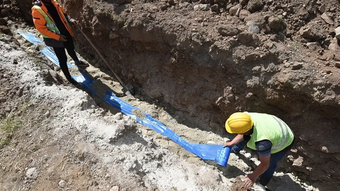 Erzurum'da içme suyu ve kanalizasyon altyapısı çalışmaları hız kesmeden sürüyor