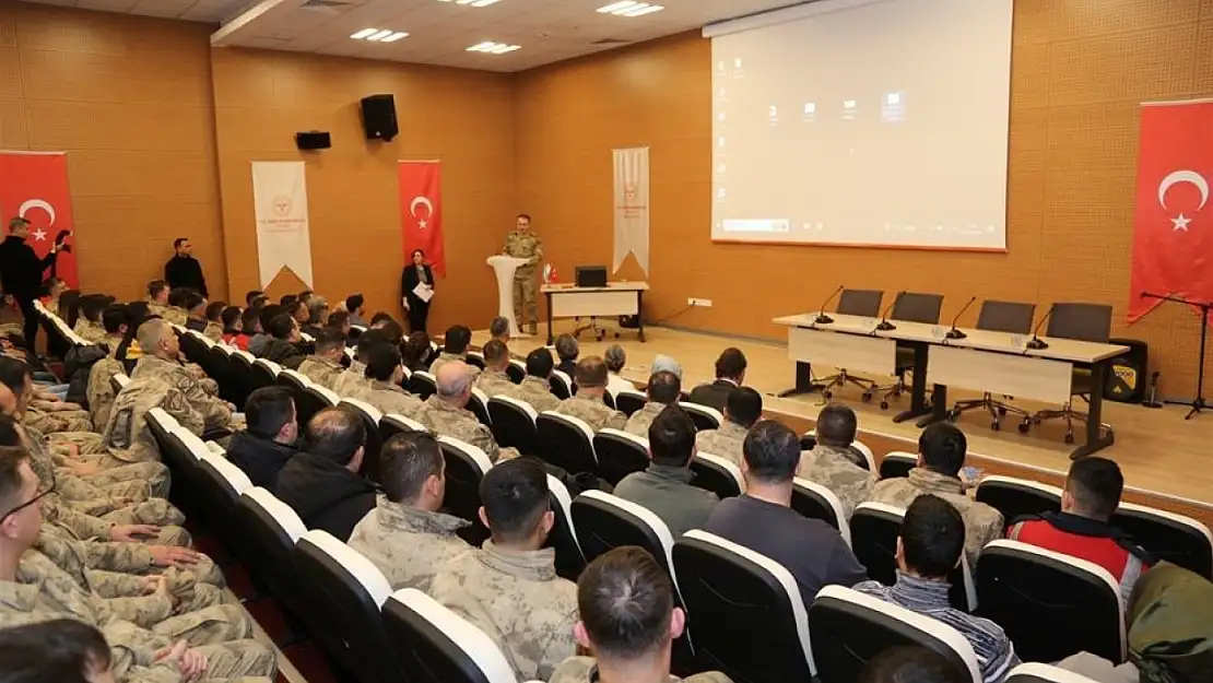 Erzurum'da jandarma personeline sağlıklı yaşam eğitimi