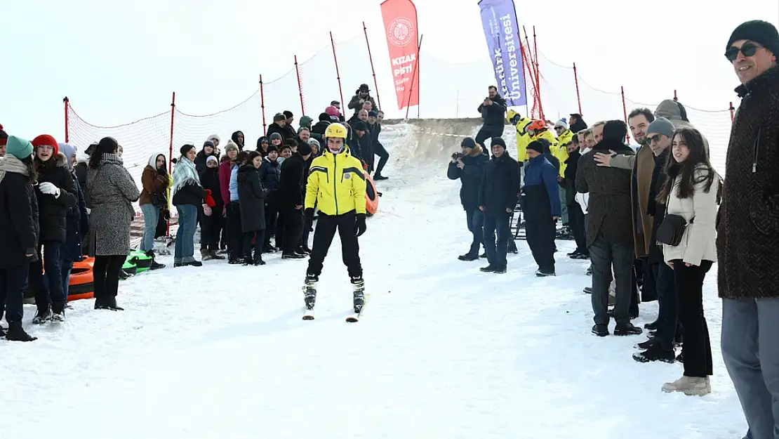 Erzurum'da kayak, kızak ve snow tubing keyfi için yeni pist açıldı