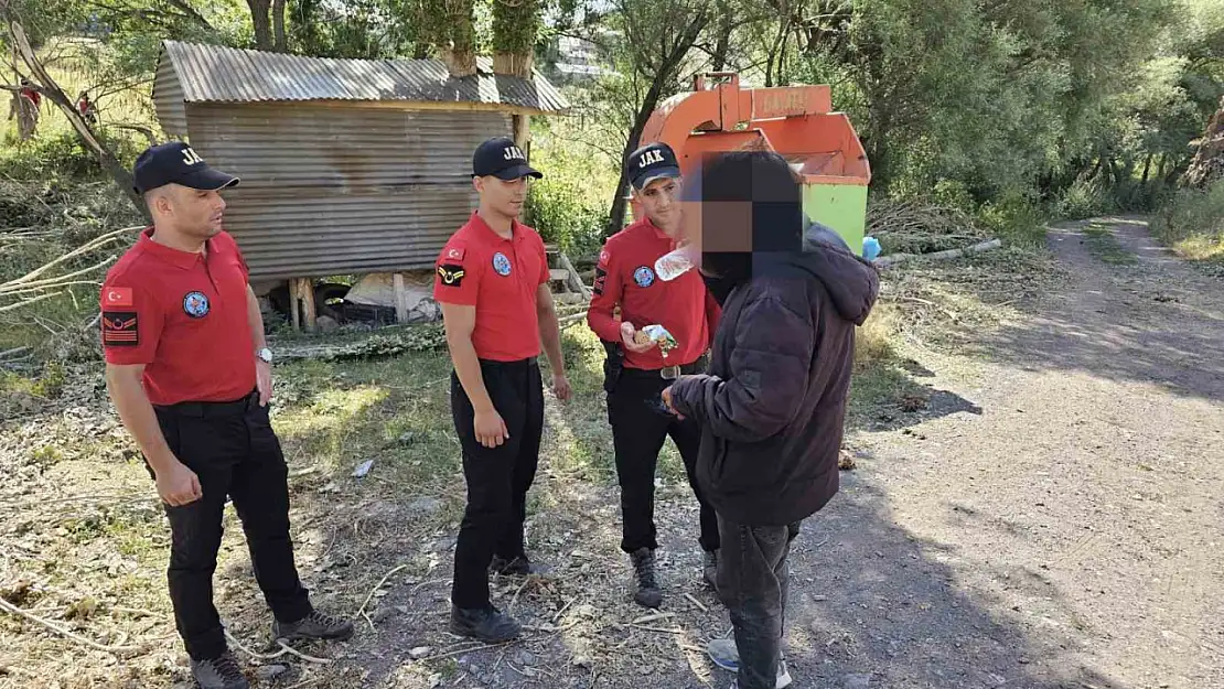 Erzurum'da kaybolan şahıs jandarma tarafından 1 gün sonra bulundu