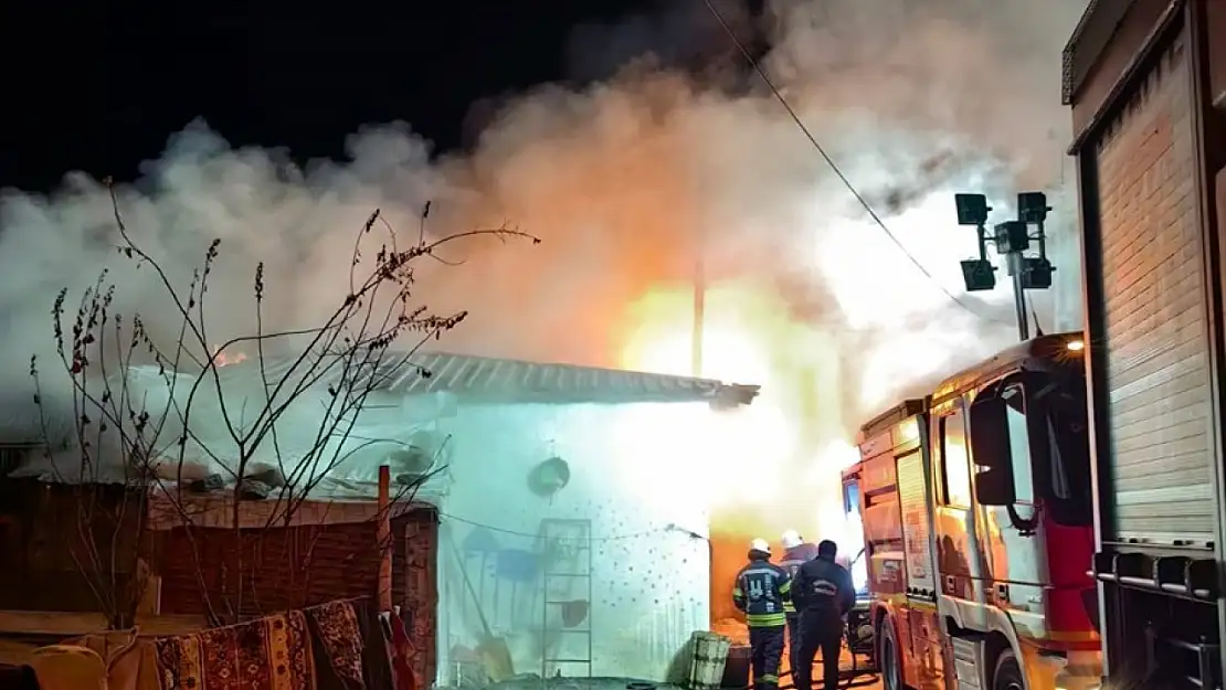 Erzurum'da müstakil evde çıkan yangın kontrol altına alındı