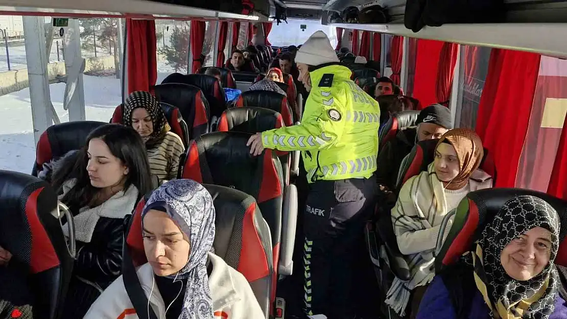 Erzurum'da otobüs terminalinde sıkı denetim