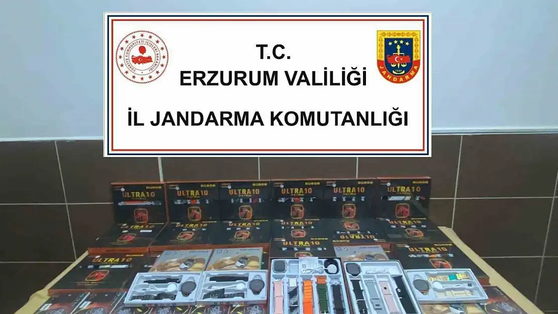 Erzurum Jandarmasından suç örgütlerine darbe