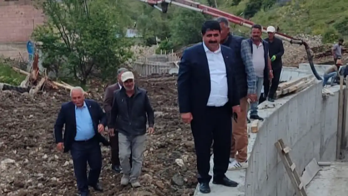 Erzurum Köprüköy Belediyesi'nden Güzelhisar Mahallesi'nde Dere Islahı Çalışması