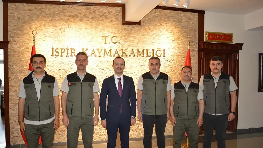 Erzurum Orman Bölge Müdürlüğü'nden İspir Kaymakamlığı'na iş birliği ziyareti