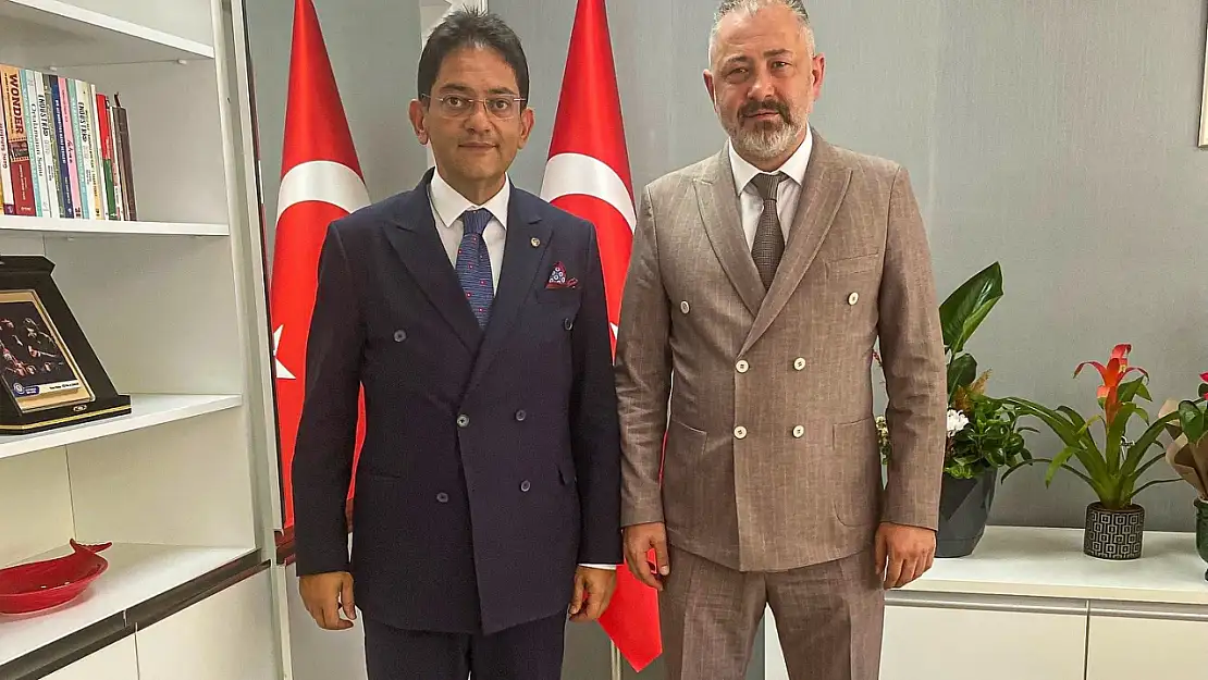 Erzurum Ticaret Borsası Başkanı Hakan Oral'dan Prof. Dr. Ersin Karaman'a Tebrik Ziyareti
