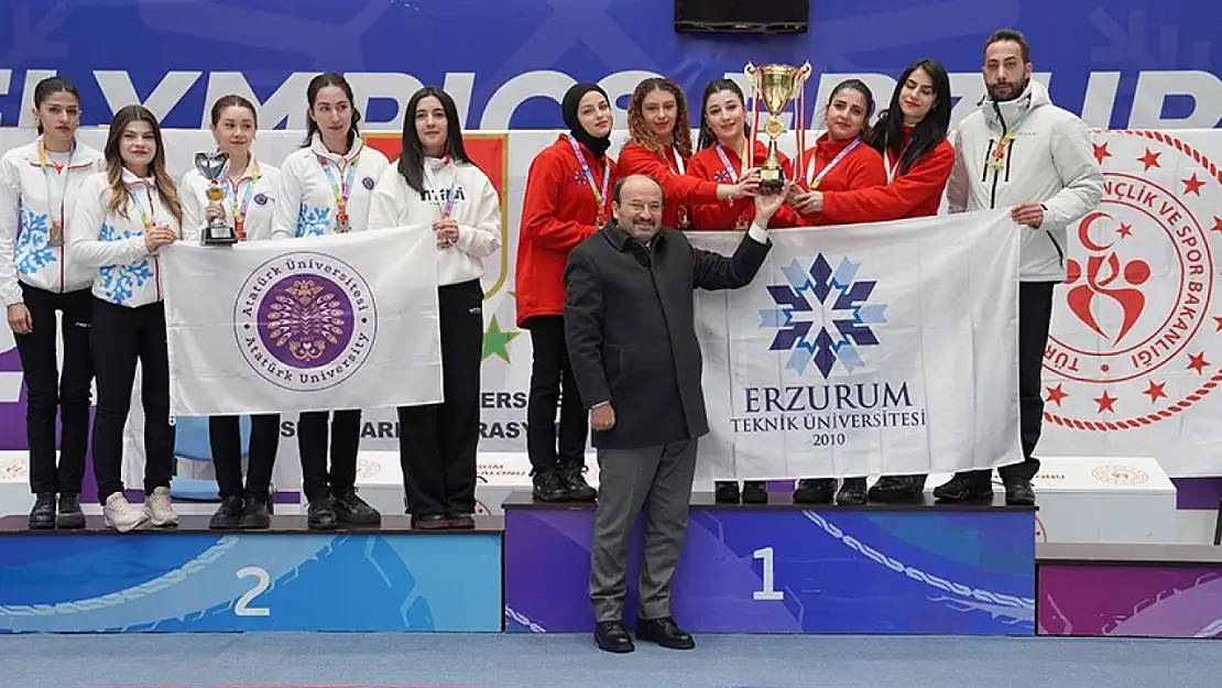 Erzurum'un iki üniversitesi finalde karşılaştı