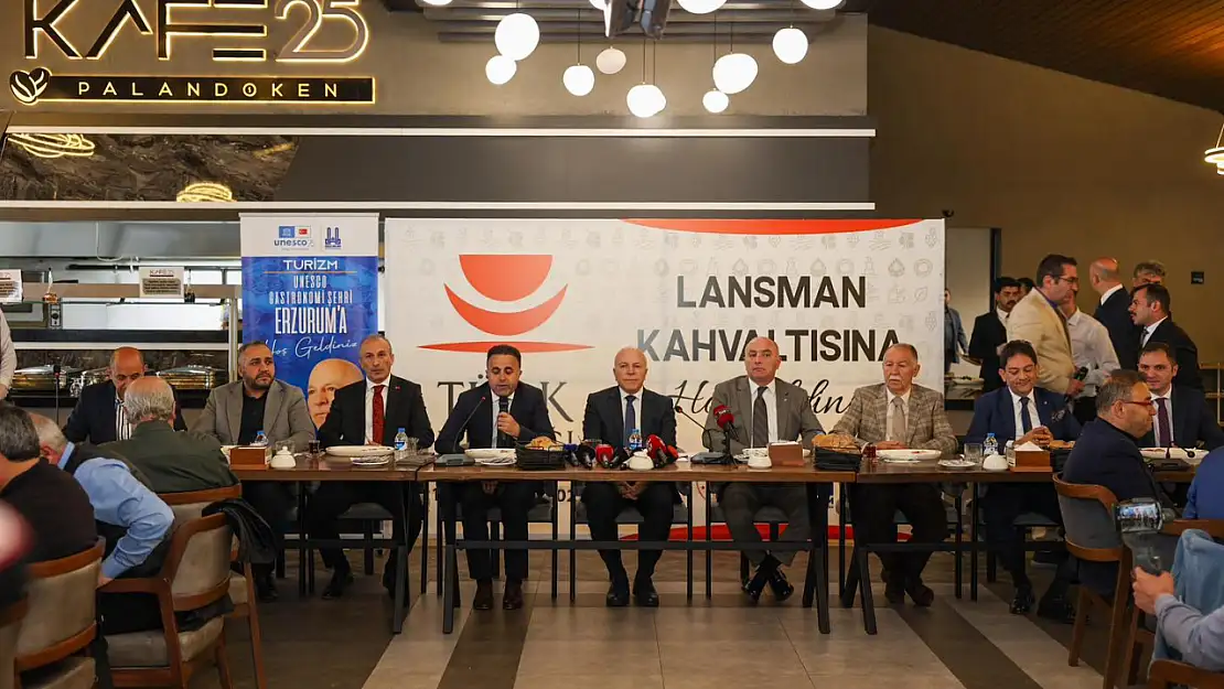Erzurum'un Kahvaltı Kültürü Türk Mutfağı Haftası'nda Tanıtıldı