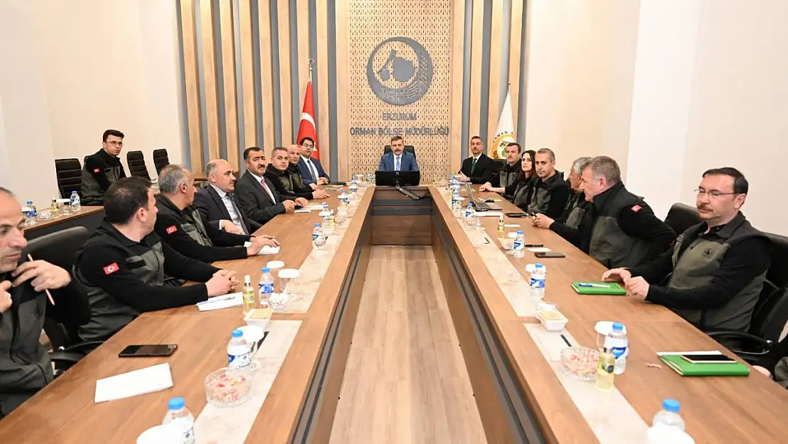 Erzurum Valisi Çiftçi, Orman Bölge Müdürlüğü'nde ormancılık faaliyetlerini yerinde inceledi