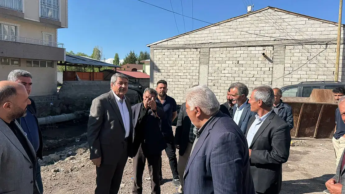 Esnafı rahatlatacak çarşı için Patnos Belediyesi bugün temel attı!