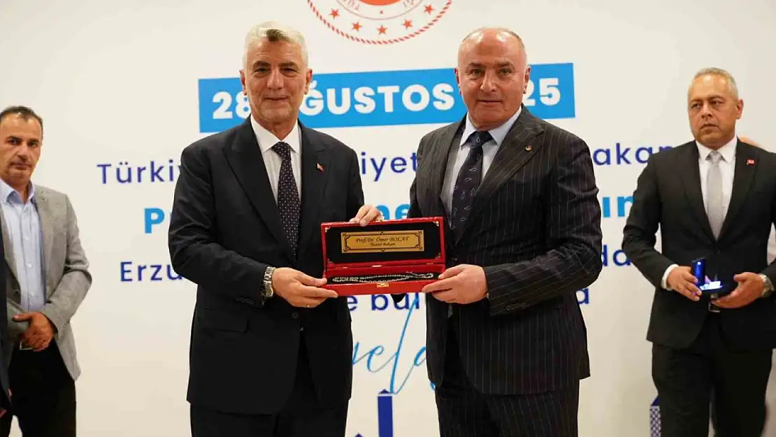 ETSO Başkanı Özakalın'dan Bakan Bolat'a Erzurum'un istihdam ve ticaret talepleri!