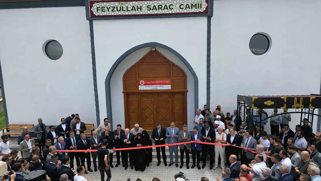 Feyzullah Saraç Camii Resmi Törenle Hizmete Girdi