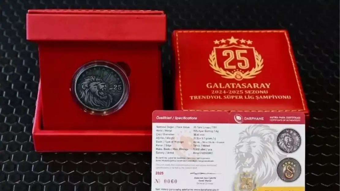 Galatasaray 5. şampiyonluk 5 yıldız darphane hatıra parası ne zaman satışa çıkacak?